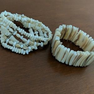 Shell bracelets